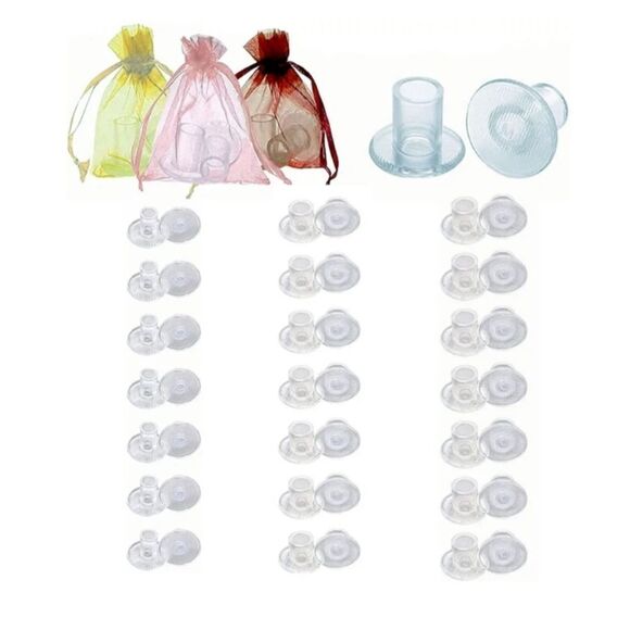 🆕️21 Pc Set Clear Heel Protectors.    C1 - Picture 7 of 8